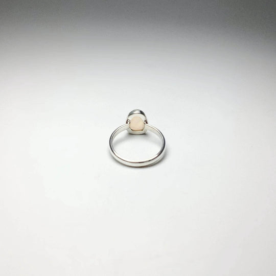 Faceted Ethiopian Fire Opal Ring - Rocks and Gems Canada