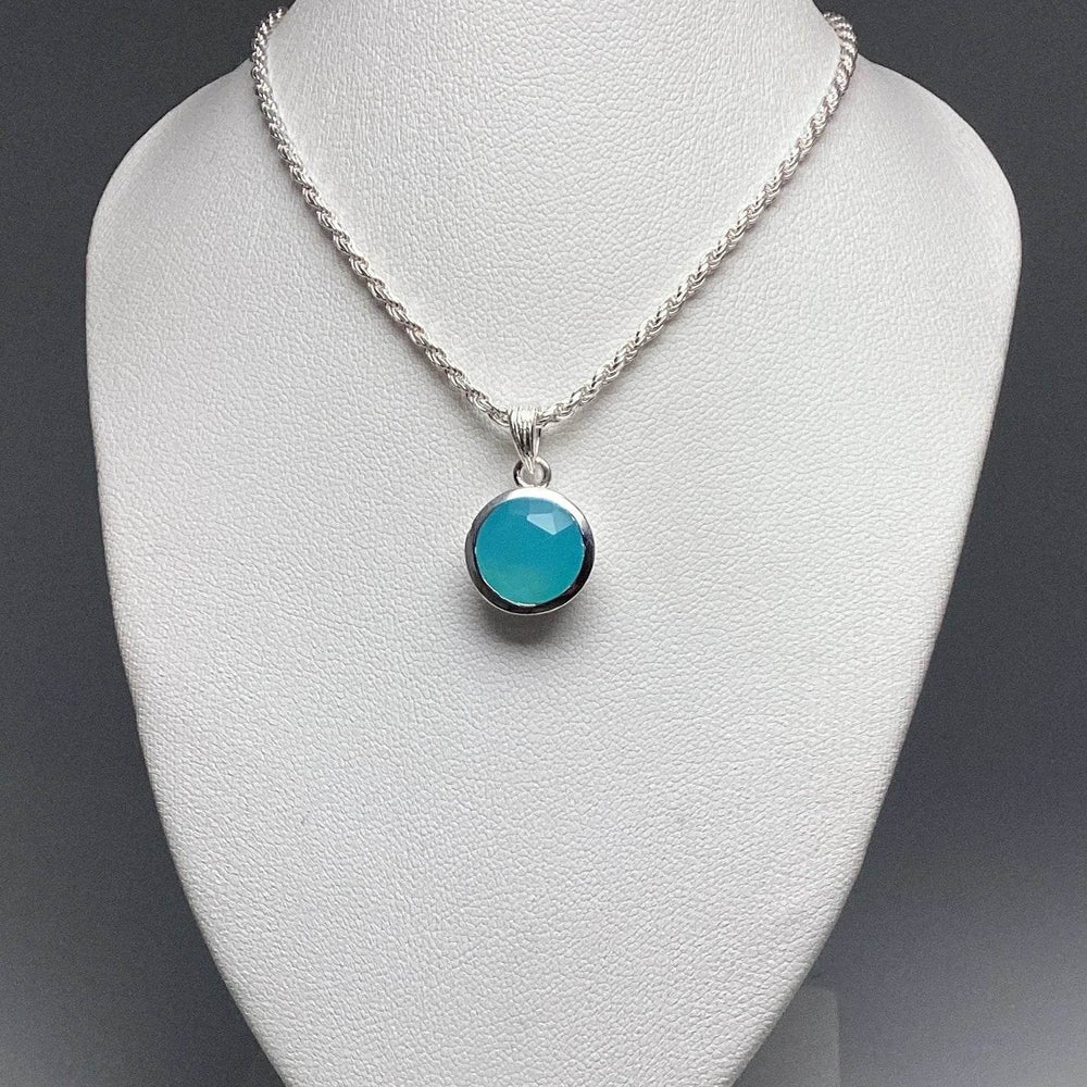Paraiba Blue Onyx Pendant - Rocks and Gems Canada
