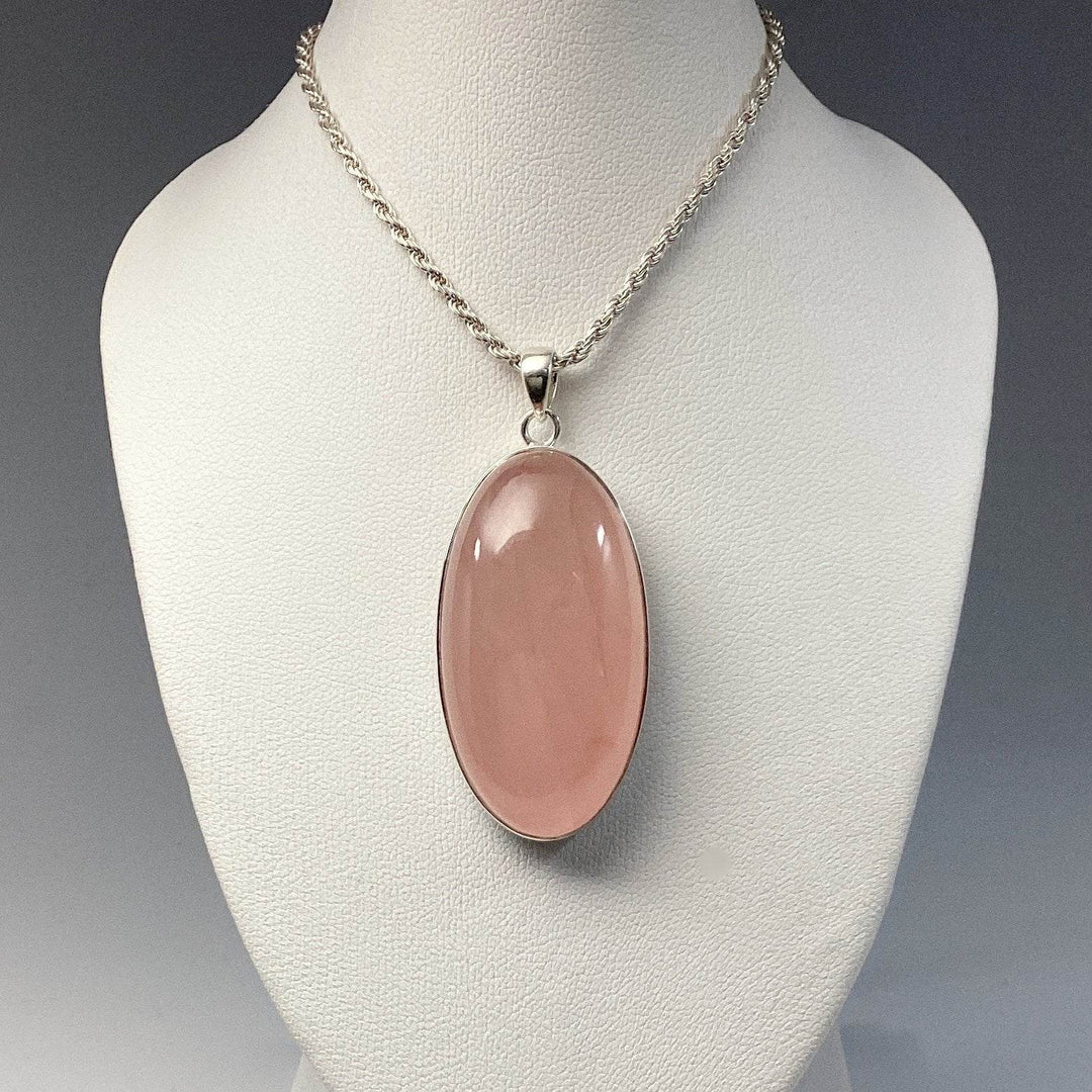 Rose Quartz Pendant - Rocks and Gems Canada