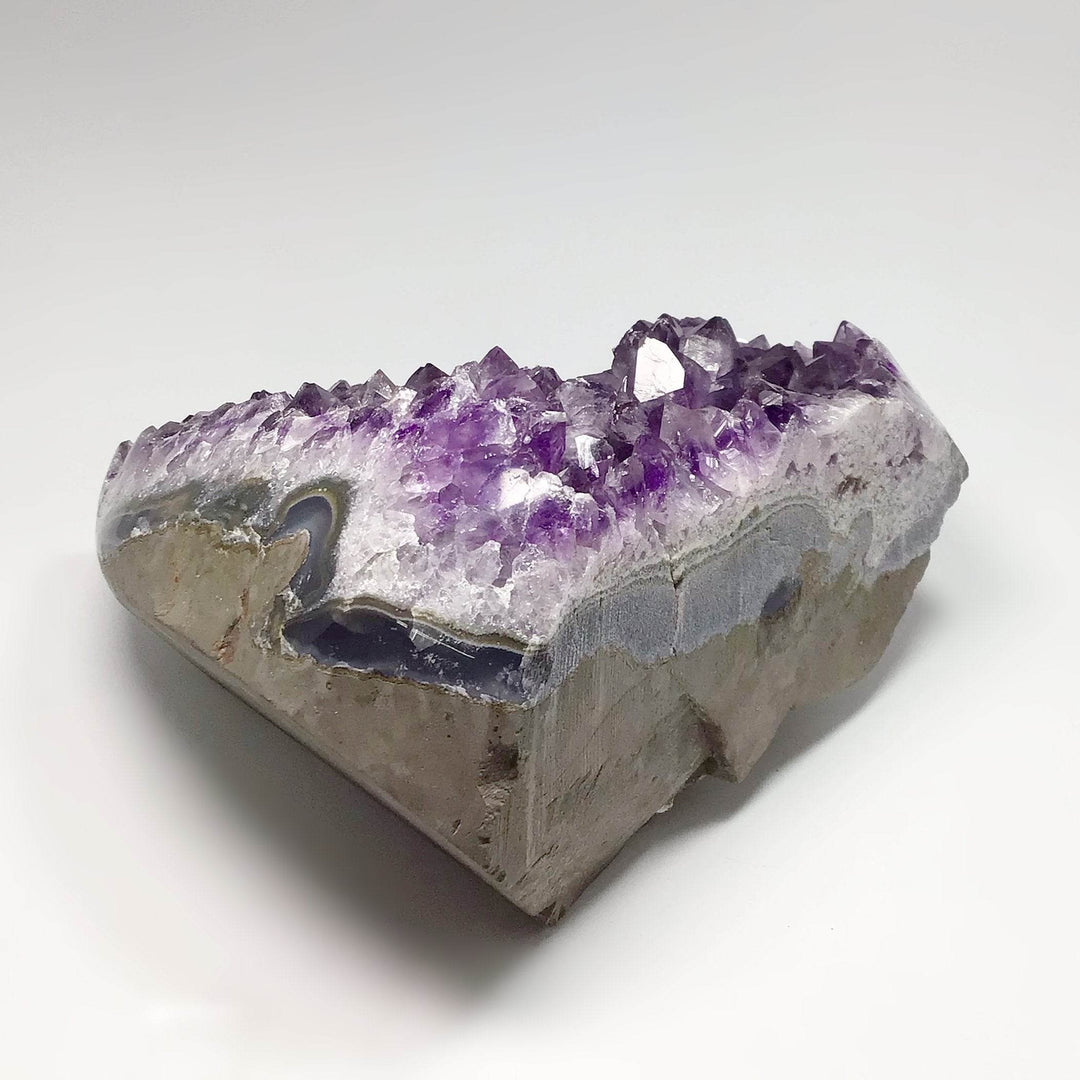 Amethyst Druze Cluster Stand Up - Rocks and Gems Canada