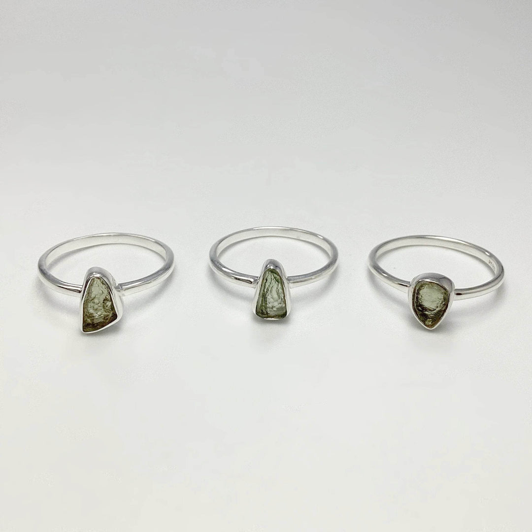 Moldavite Ring - Rocks and Gems Canada
