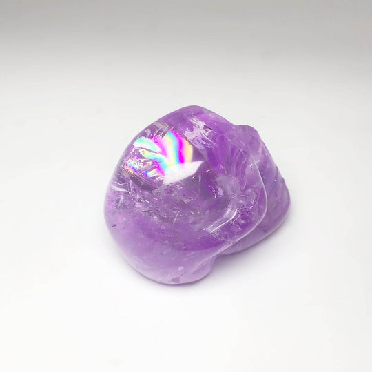 Carved Amethyst Crystal Skull - Rocks and Gems Canada