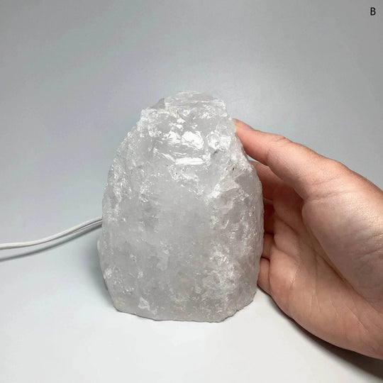 Rough Quartz Lamp - Rocks and Gems Canada