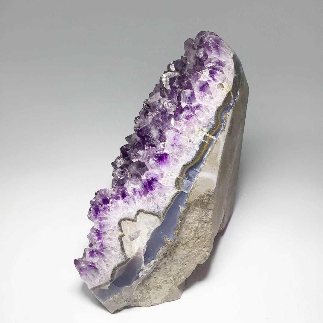 Amethyst Druze Cluster Stand Up - Rocks and Gems Canada