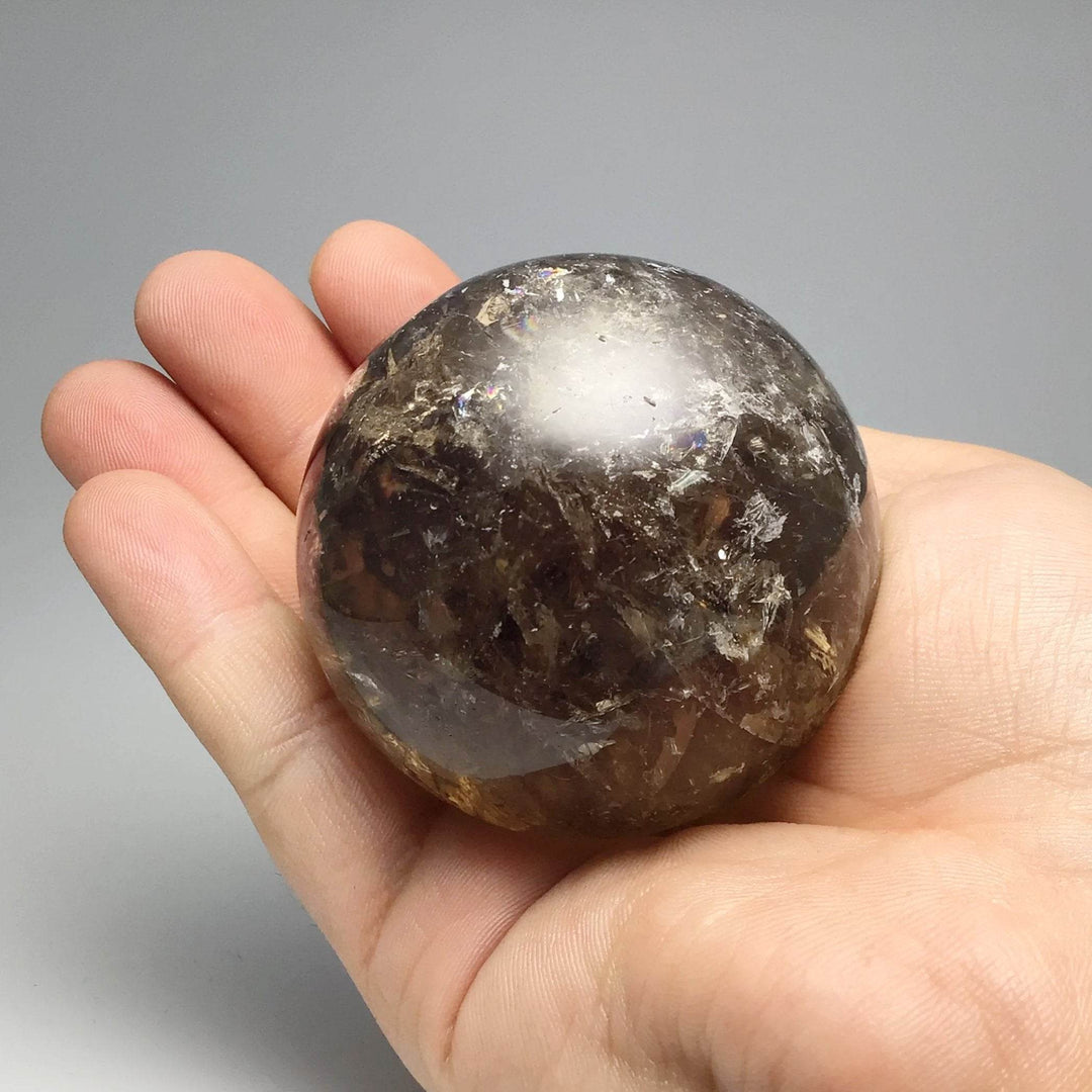 Smoky Quartz Sphere - Rocks and Gems Canada