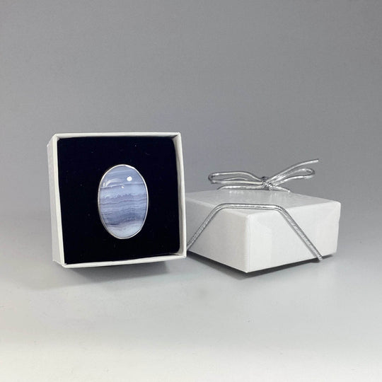 Blue Lace Agate Ring - Rocks and Gems Canada