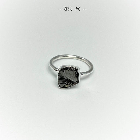 Raw Elite Shungite Ring - Rocks and Gems Canada