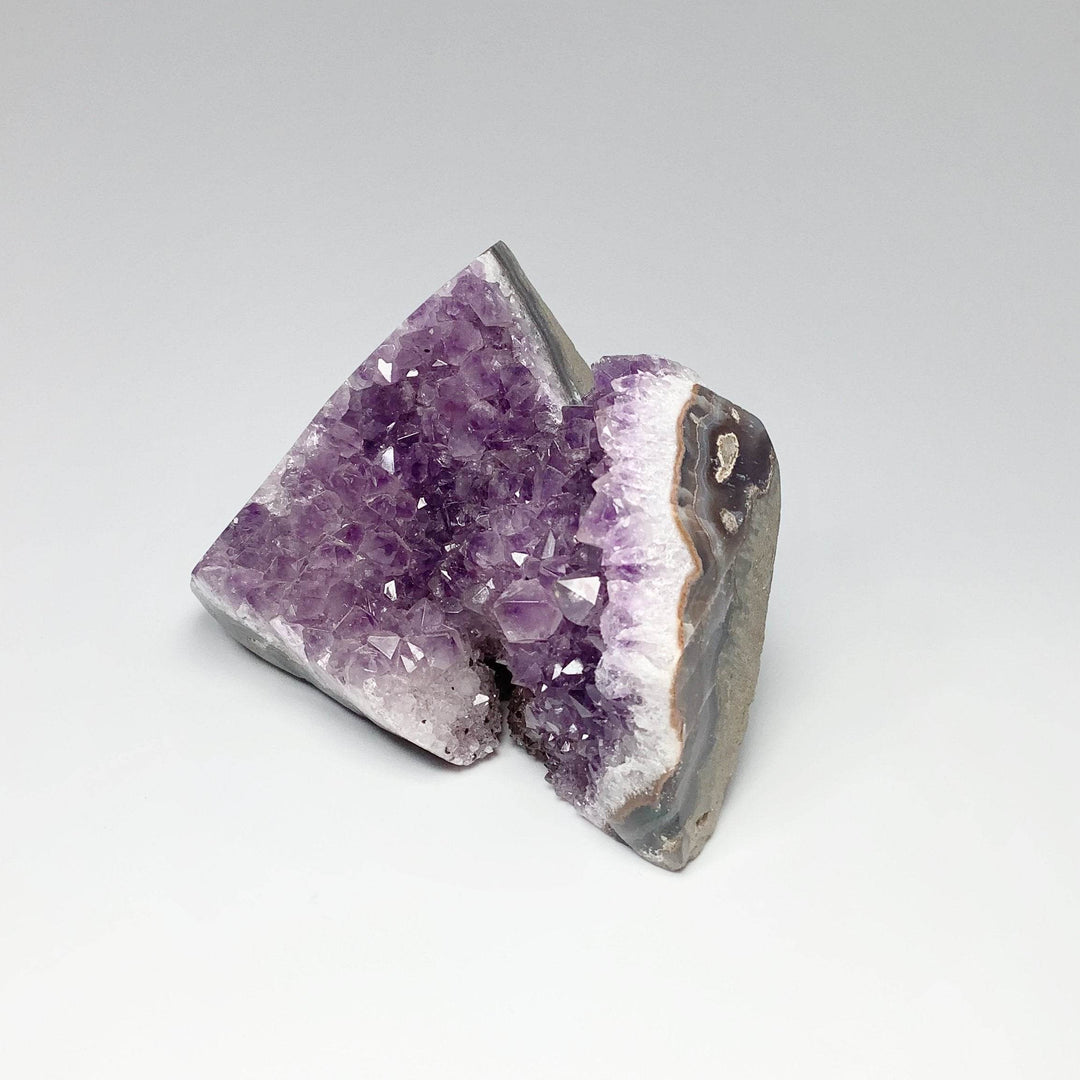 Amethyst Druze Cluster Mountain Carving - Rocks and Gems Canada