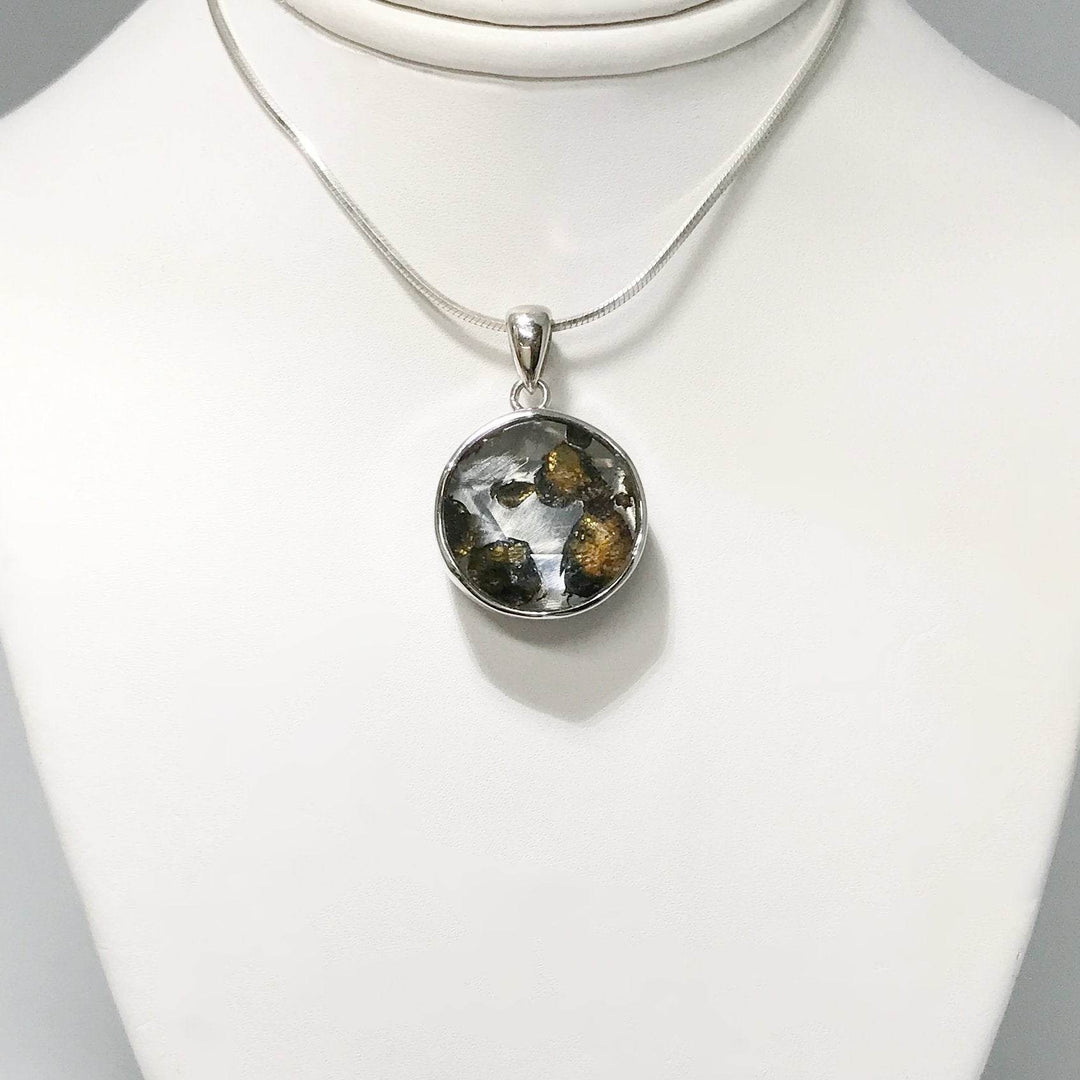 Sericho Meteorite Faceted Pendant - Rocks and Gems Canada