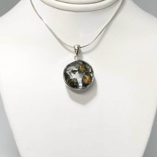 Sericho Meteorite Faceted Pendant - Rocks and Gems Canada