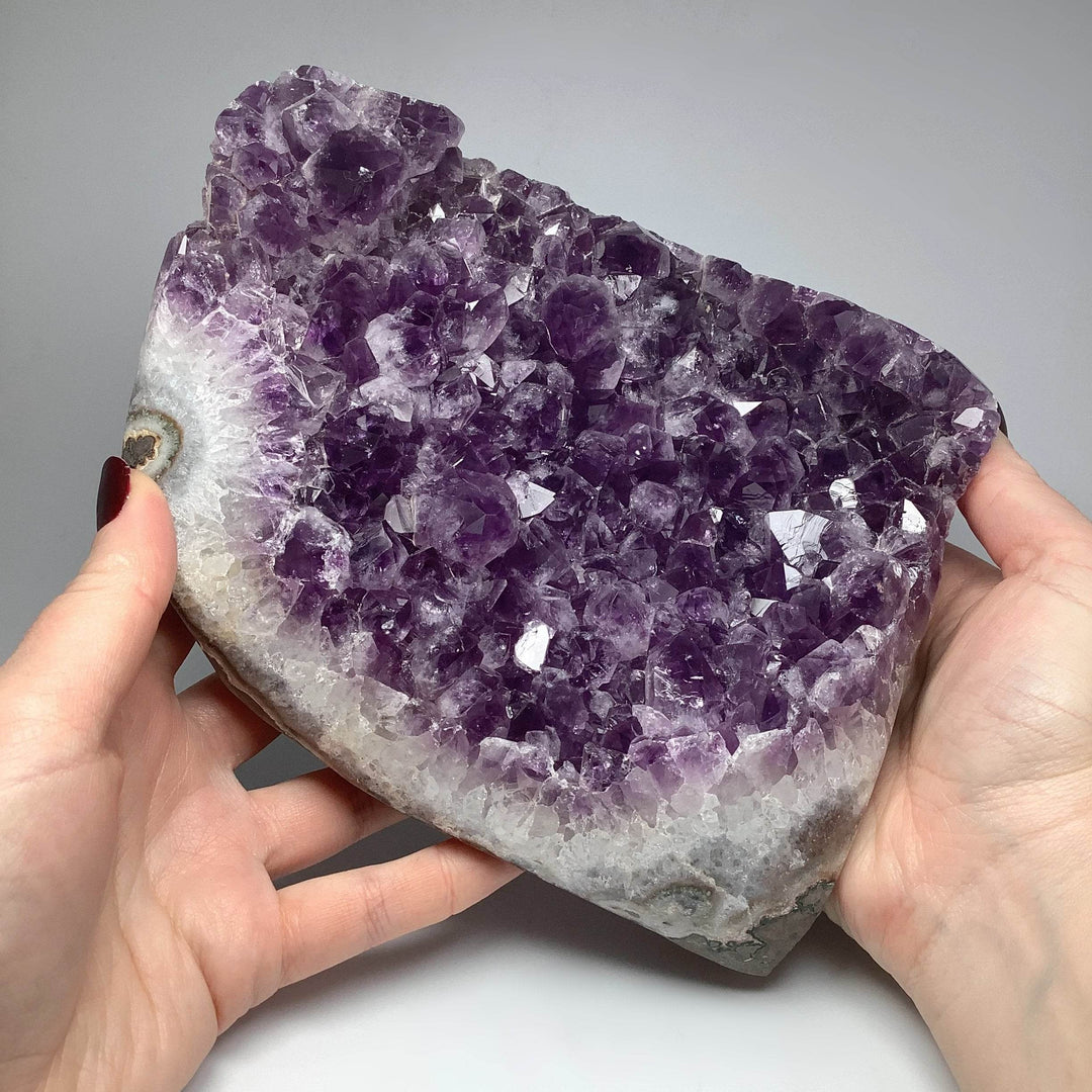 Amethyst Druze Cluster Large Stand Up - Rocks and Gems Canada