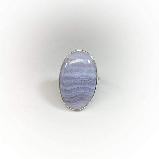 Blue Lace Agate Ring - Rocks and Gems Canada