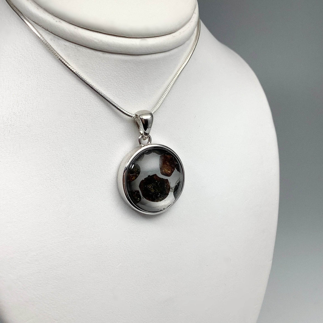 Sericho Meteorite Round Pendant - Rocks and Gems Canada
