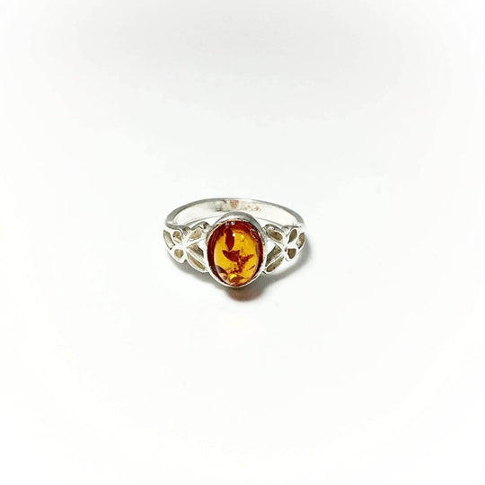 Cognac Amber Ring - Small Sizes - Rocks and Gems Canada