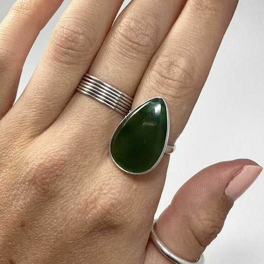 Canadian Jade Ring - Rocks and Gems Canada