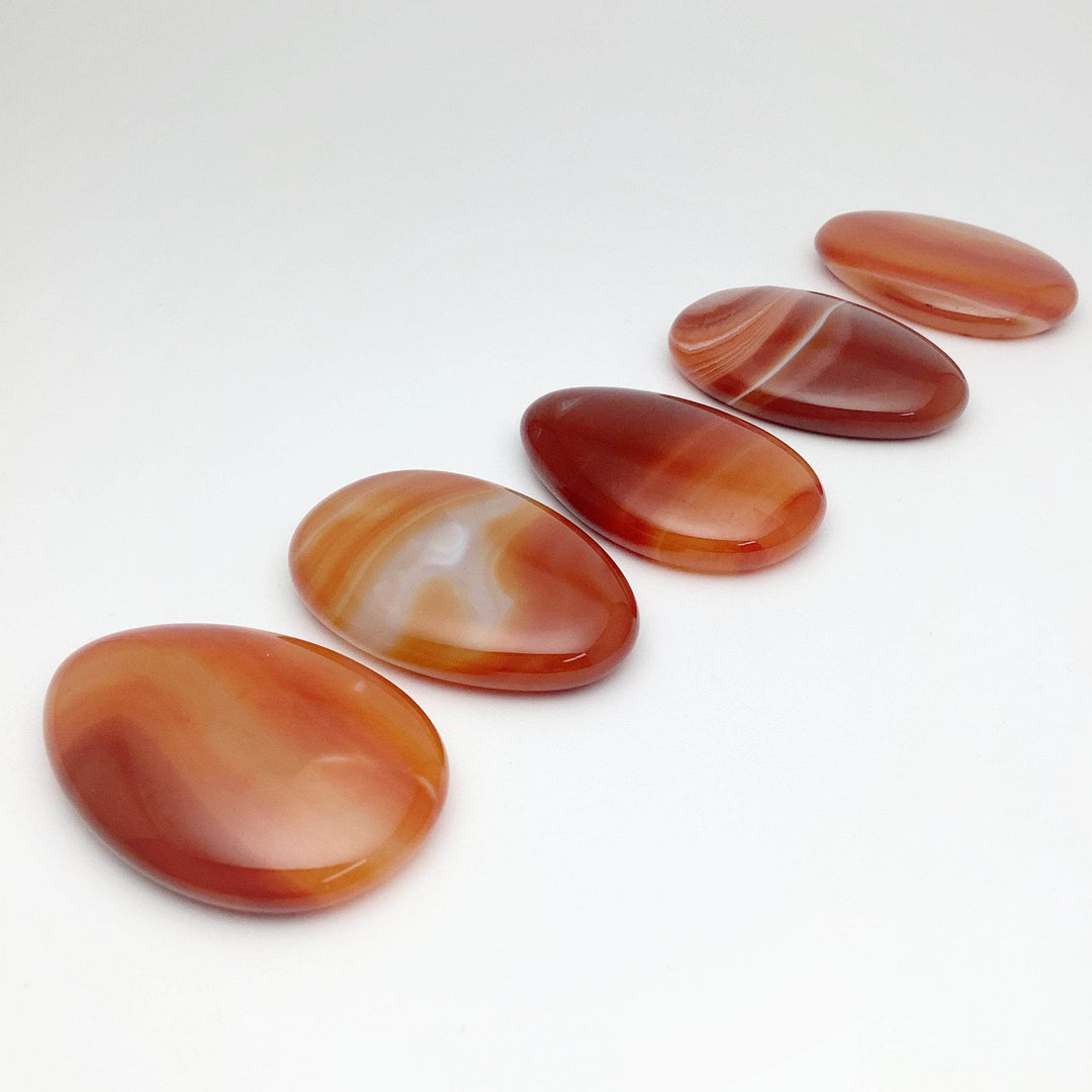 Worry Stone - Carnelian Agate - Rocks and Gems Canada