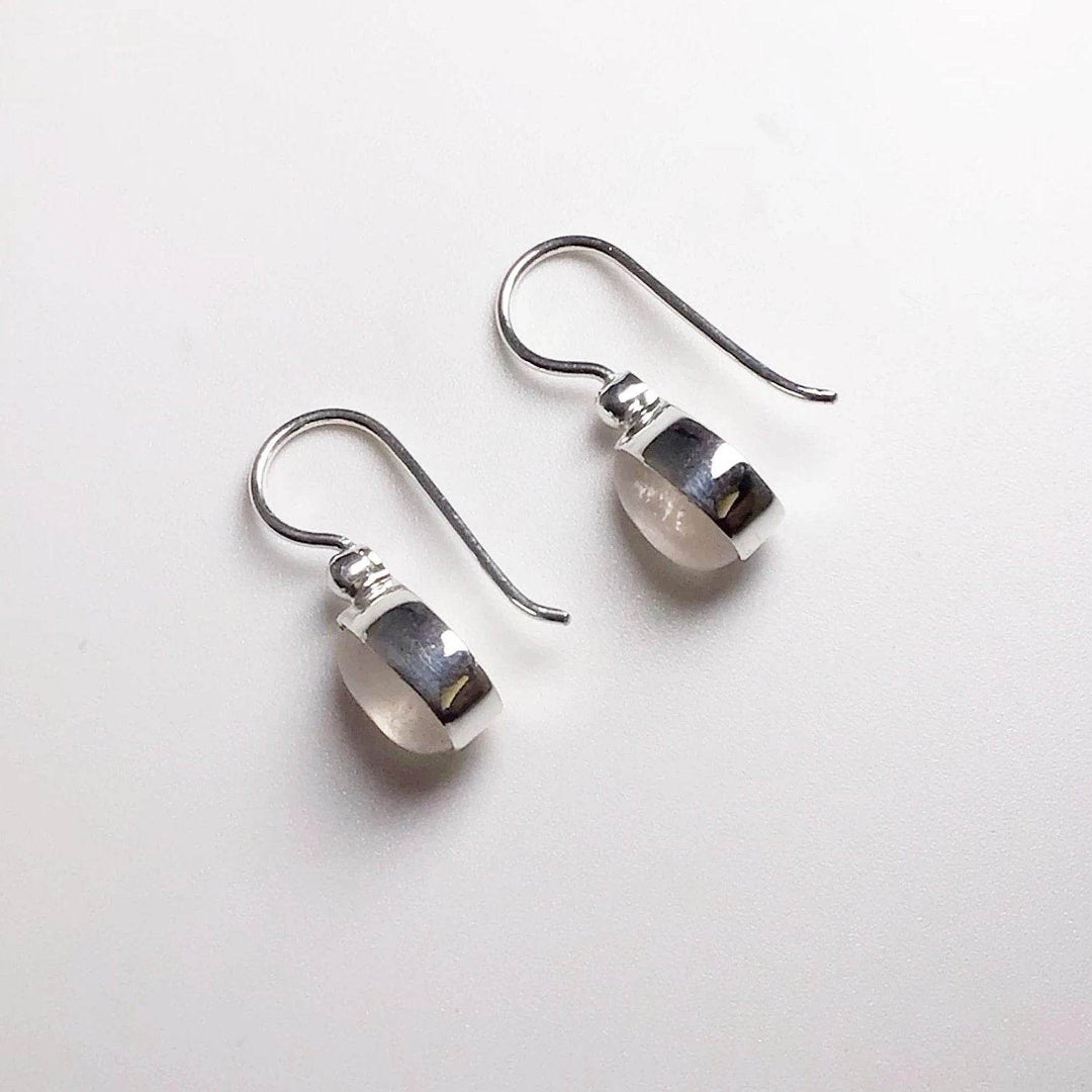 Rose Quartz Dangle Earrings - Rocks and Gems Canada