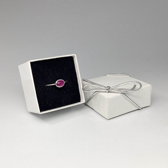 Pink Jade Ring - Rocks and Gems Canada