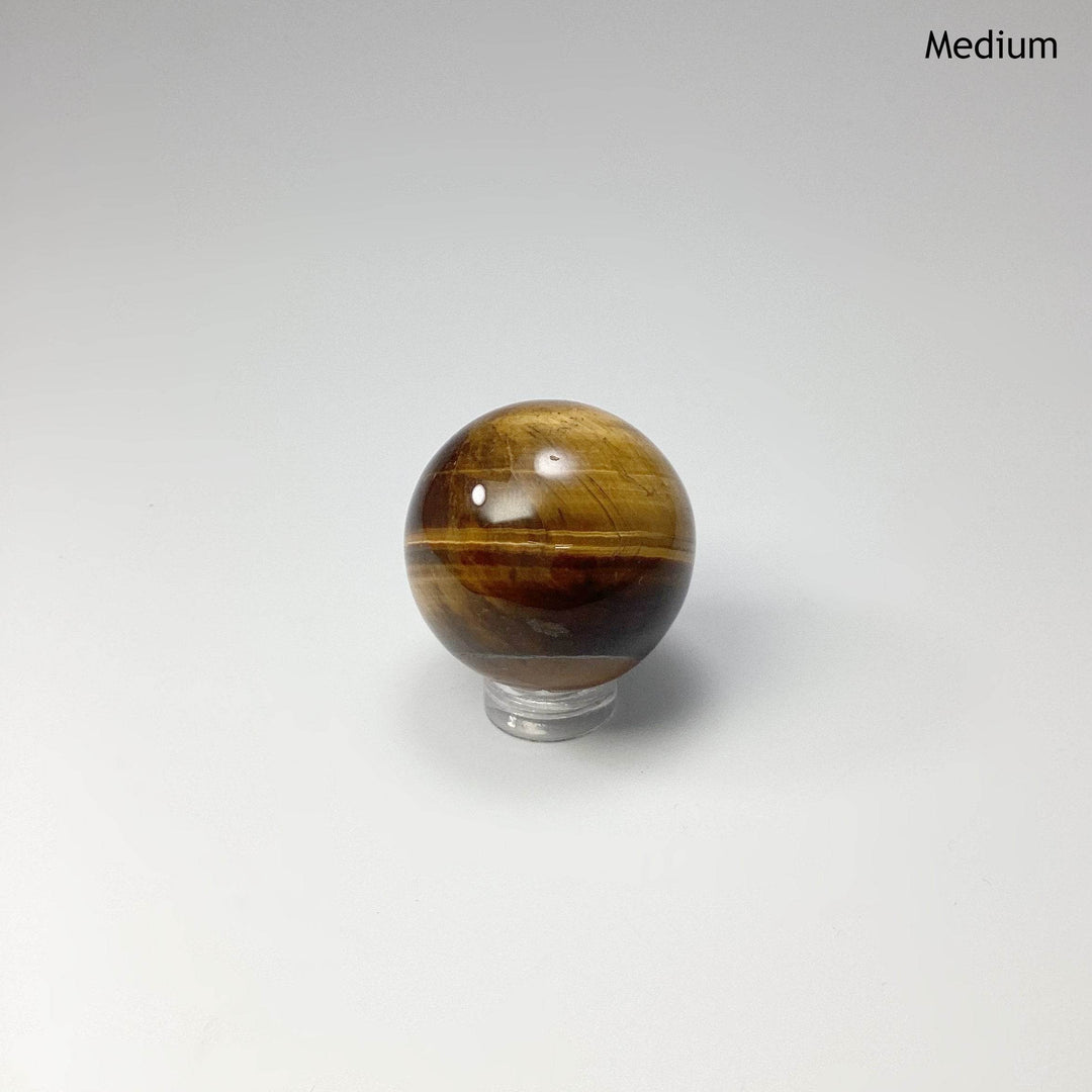 Tiger Eye Sphere - Rocks and Gems Canada