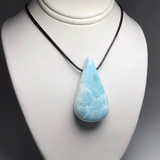 Larimar Drilled Pendant - Rocks and Gems Canada