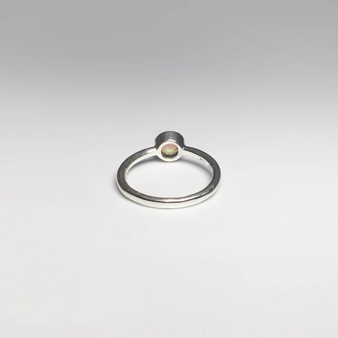 Faceted Ethiopian Fire Opal Ring - Rocks and Gems Canada