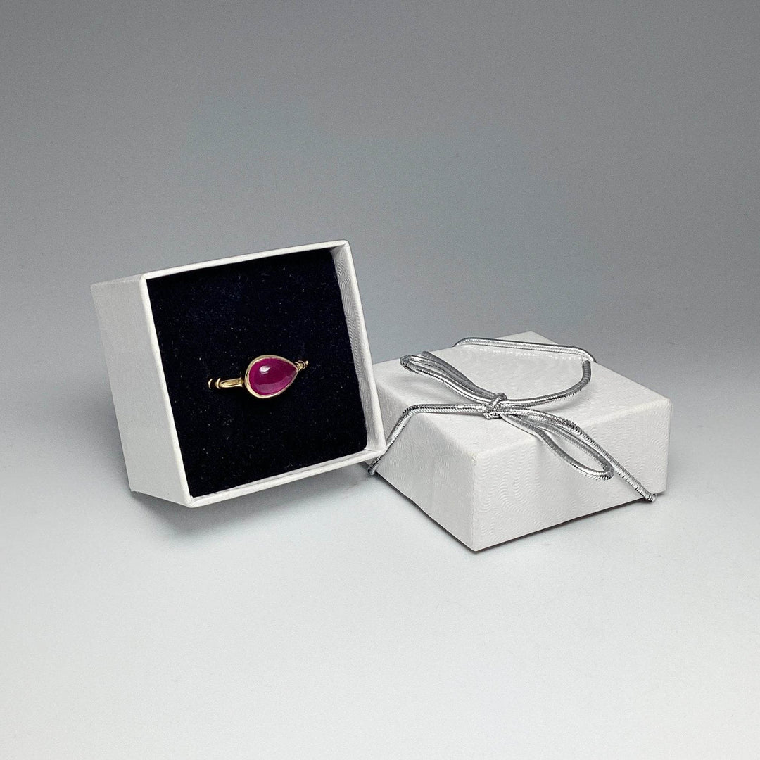 Pink Jade Ring - Rocks and Gems Canada