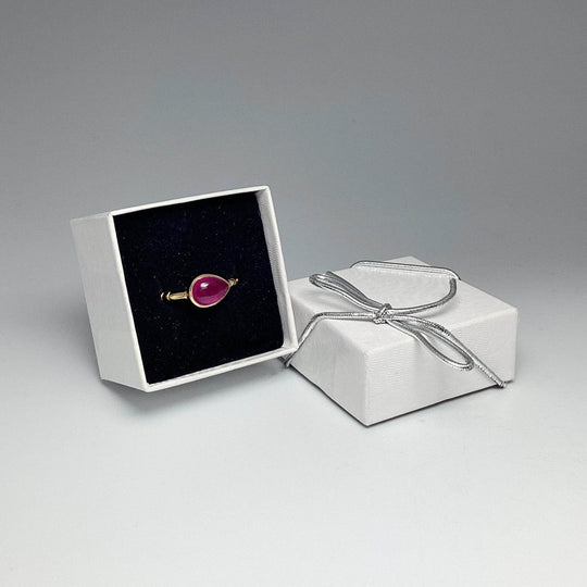 Pink Jade Ring - Rocks and Gems Canada