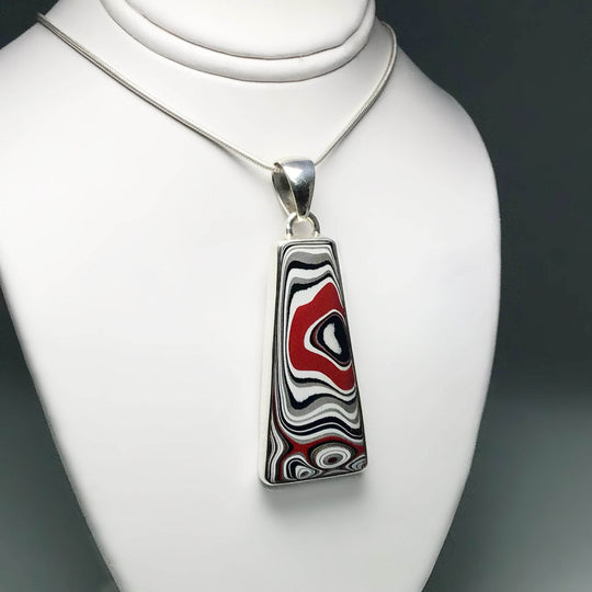 Fordite Pendant - Rocks and Gems Canada