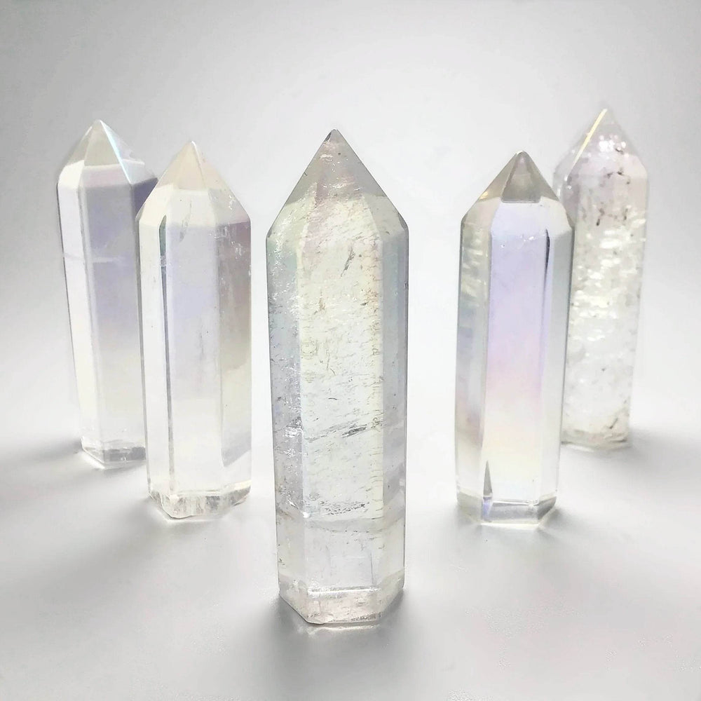 Polished Opalescent Quartz Point - Rocks and Gems Canada
