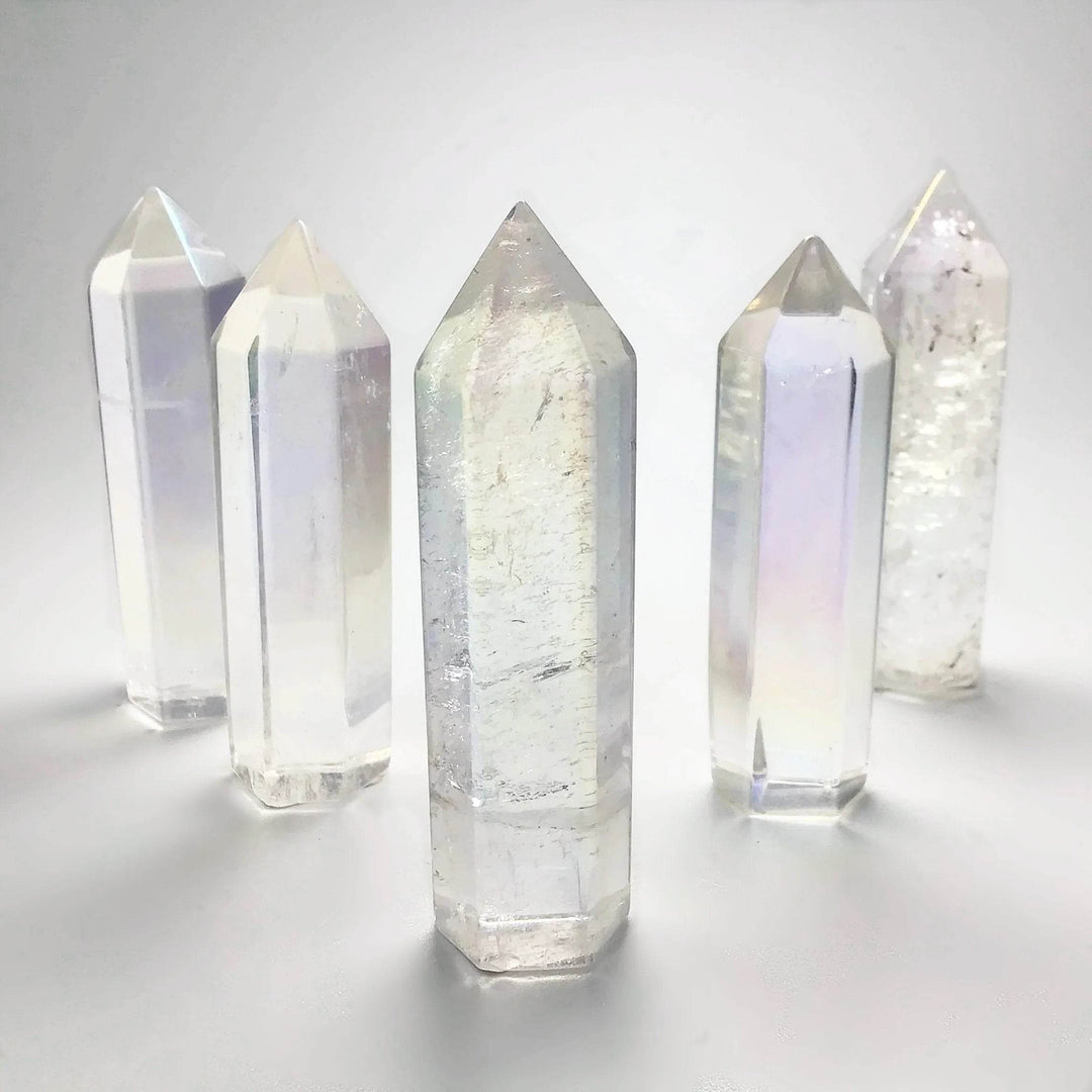 Polished Opalescent Quartz Point - Rocks and Gems Canada
