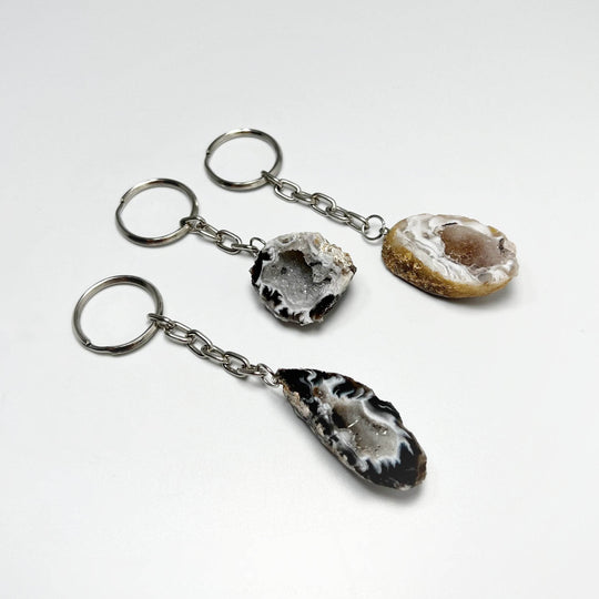 Geode Keychain - Rocks and Gems Canada