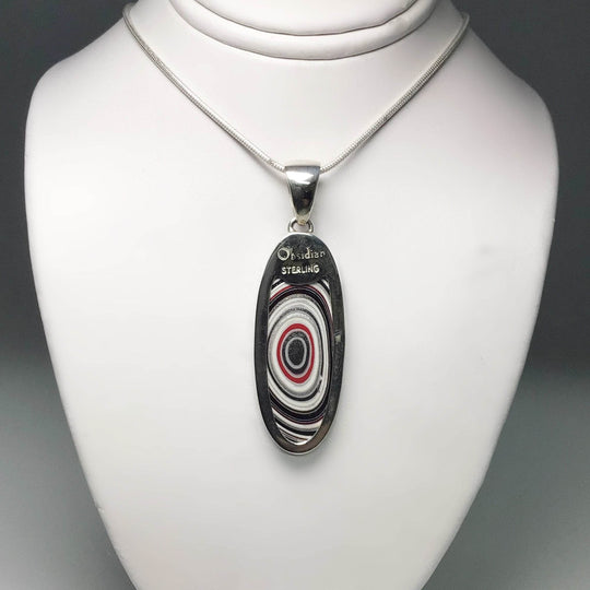 Fordite Pendant - Rocks and Gems Canada