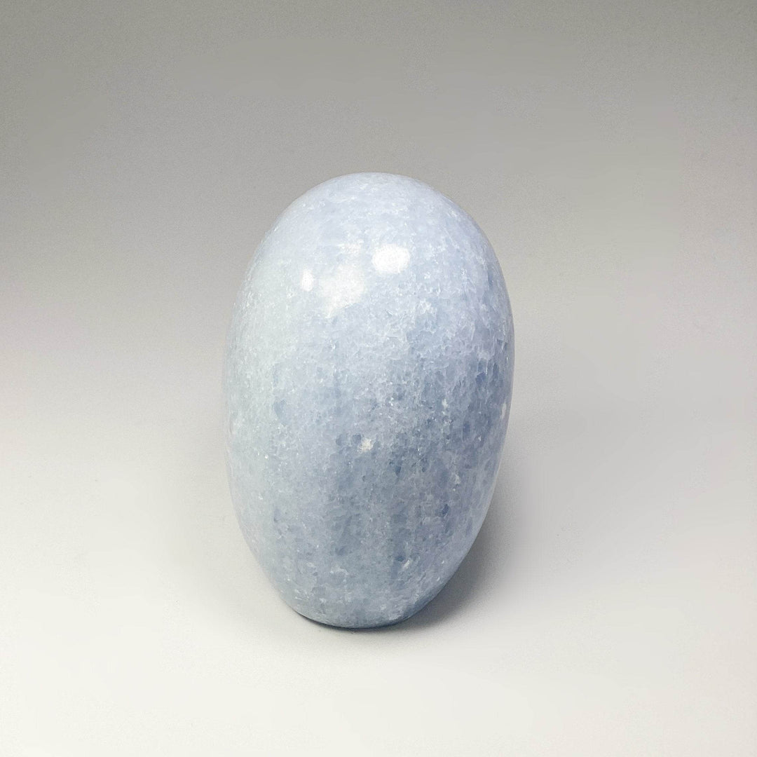 Blue Calcite Stand Up - Rocks and Gems Canada