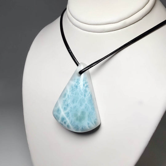Larimar Drilled Pendant - Rocks and Gems Canada