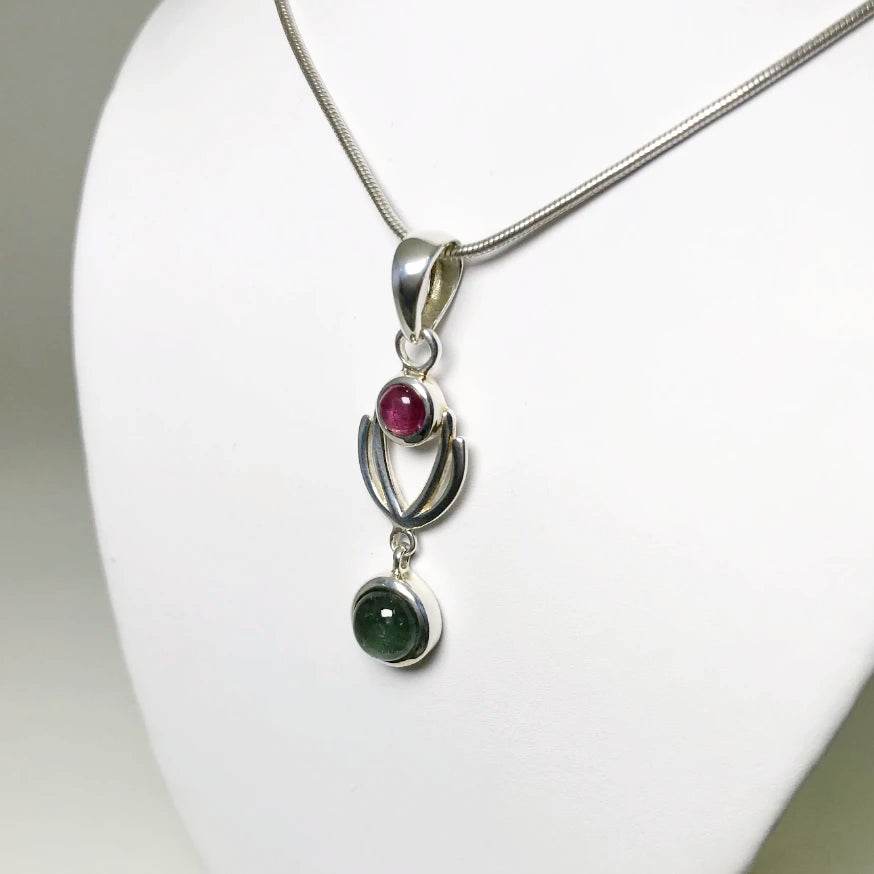 Mixed Tourmaline Pendant - Rocks and Gems Canada