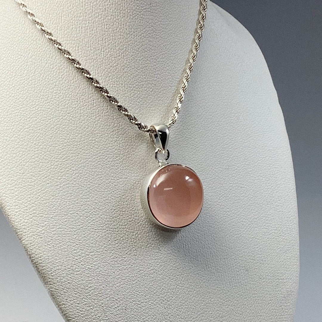 Rose Quartz Pendant - Rocks and Gems Canada