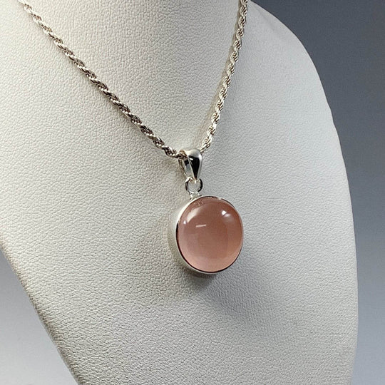 Rose Quartz Pendant - Rocks and Gems Canada