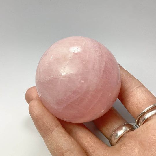 Rose Quartz Sphere - Rocks and Gems Canada
