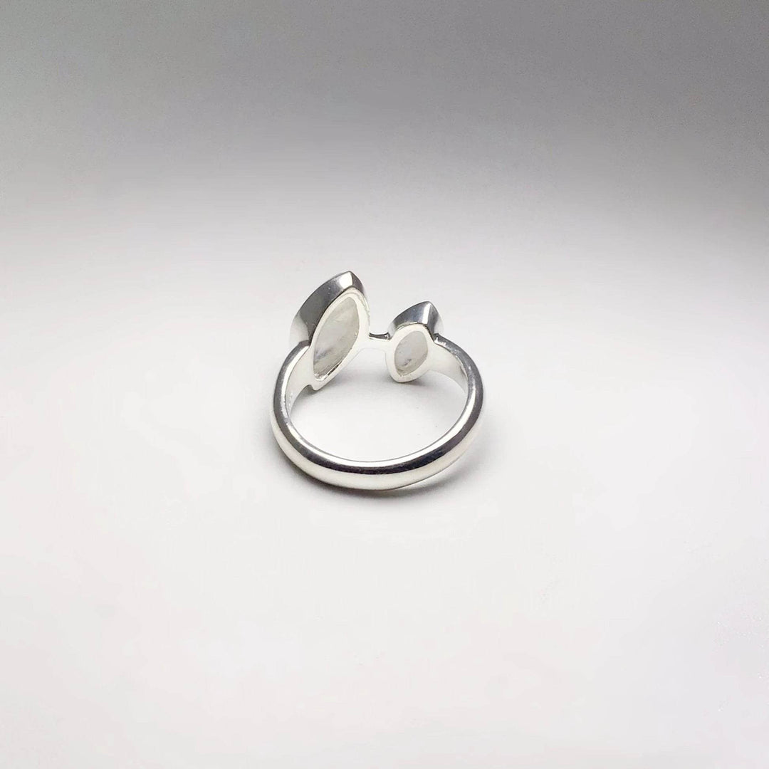 Rainbow Moonstone Ring - Rocks and Gems Canada