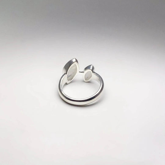 Rainbow Moonstone Ring - Rocks and Gems Canada