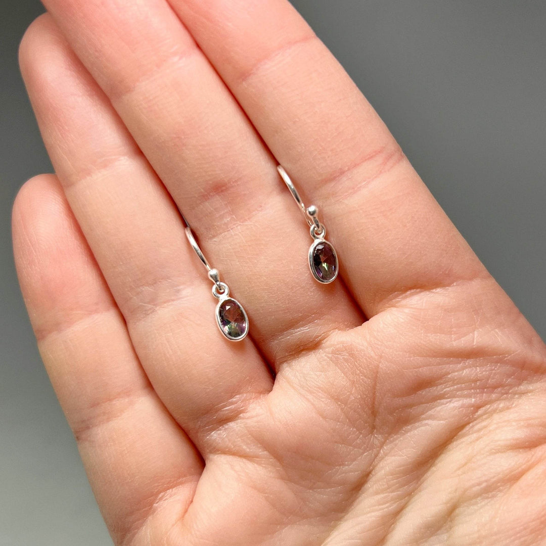 Mystic Topaz Dangle Earrings - Rocks and Gems Canada