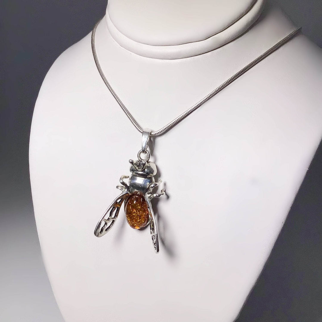 Cognac Amber Pendant - Rocks and Gems Canada