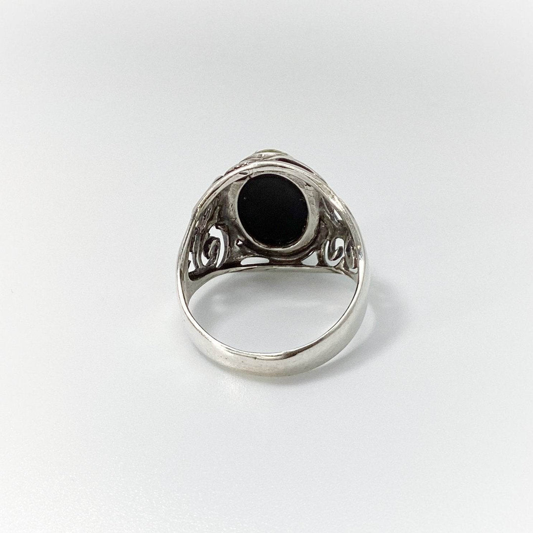 Green Amber Ring - Rocks and Gems Canada