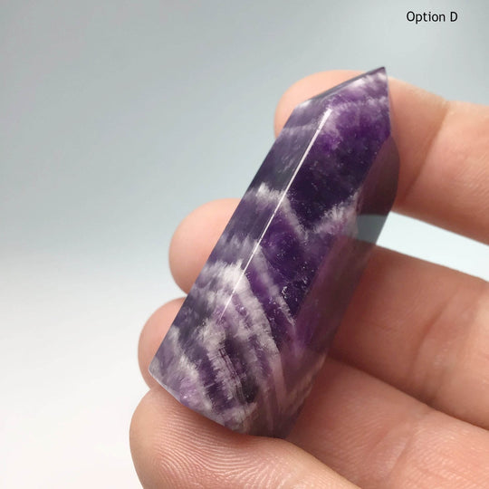 Chevron Amethyst Point - Rocks and Gems Canada