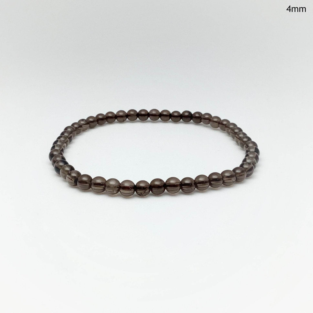 Smoky Quartz Beaded Bracelet - Rocks and Gems Canada