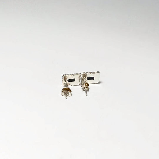 Green Amber Stud Earrings - Rocks and Gems Canada