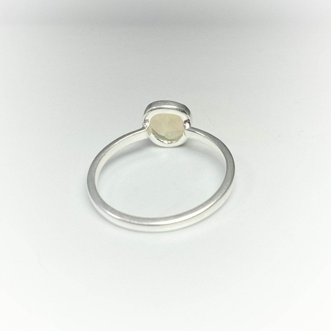 Faceted Ethiopian Fire Opal Ring - Rocks and Gems Canada