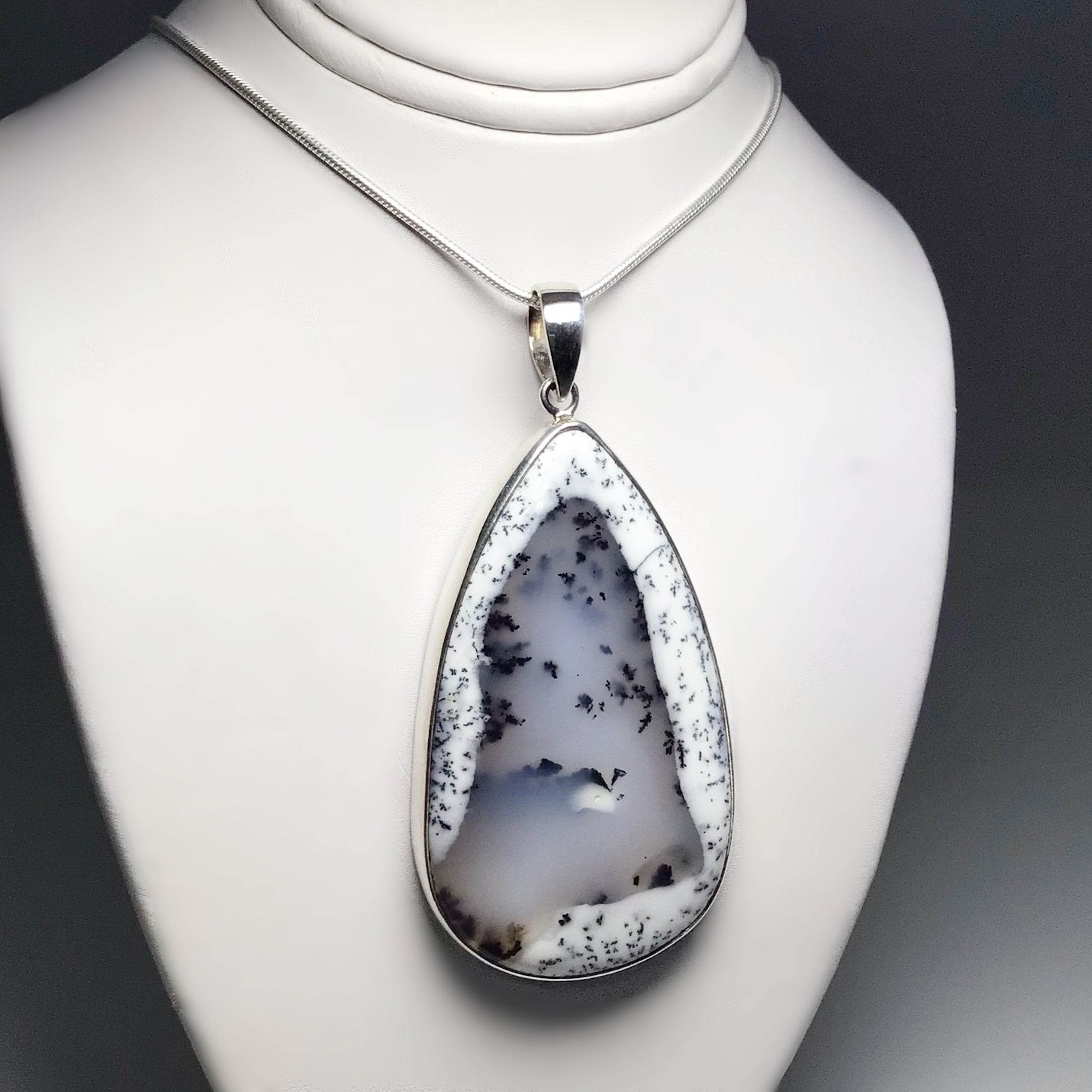 Dendritic Opal Pendant - Rocks and Gems Canada