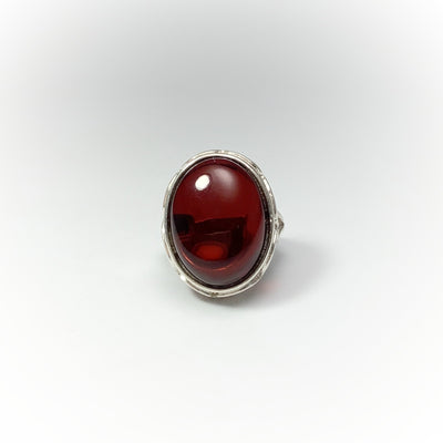 Cherry Amber Ring