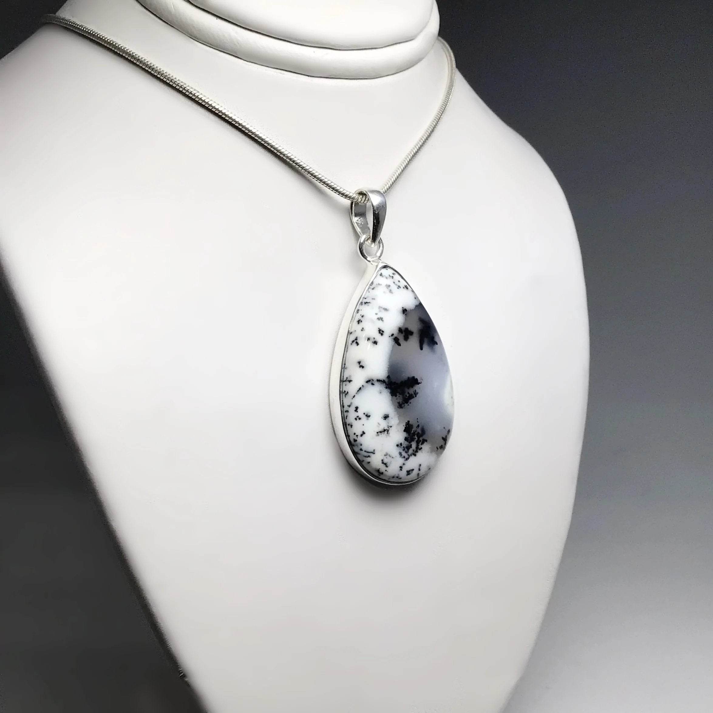 Dendritic Opal Pendant - Rocks and Gems Canada